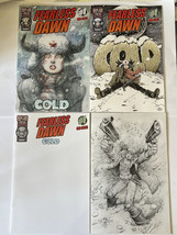 Fearless Dawn: COLD #1A-D One-shot Set Asylum Press 2023 NM-Steve Mannio... - £14.76 GBP