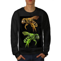 Wellcoda Bee Bug Insect Art Mens Sweatshirt, Huge Casual Pullover Jumper - £23.85 GBP+