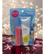 EOS Candy Cane Swirl Lip Balm &amp; Vanilla Cashmere Hand Cream Lotion Holid... - $11.87