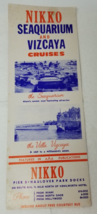 Nikko Seaquarium Villa Vizcaya Cruises Miami Florida Sales Brochure 1952 - £9.64 GBP