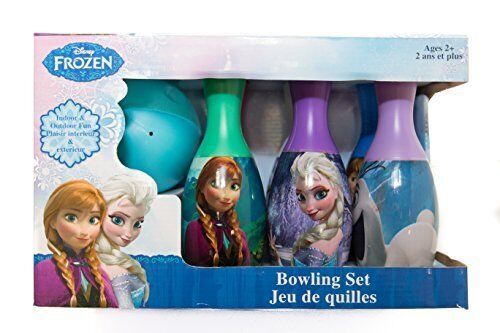 Disney Frozen Elsa Anna Toddler Bowling Toy Set Preschool Indoor Outdoor 7pc New