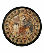 Greek Ceramic Decorative Plate With Mythological Design &amp; Black Border 6... - $577.83 MXN