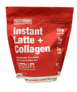 Strong Coffee Company Instant Latte + Collagen Vanilla 12 Servings - $38.33 CAD
