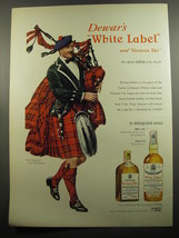 1951 Dewar&#39;s White Label Scotch Ad - Tartan of Clan MacGregor - £15.01 GBP