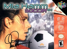 Mia Hamm 64 Soccer - Nintendo 64 N64 Video Game  - £19.98 GBP