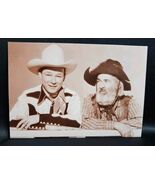 Vintage Roy Rogers and Gabby Hayes Western Movie Postcard Ludlow Publici... - $345.59 MXN