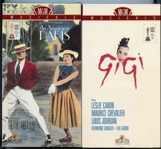  An American in Paris &amp; GIGI MGM Musicals VHS Tapes  - £7.78 GBP