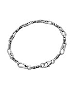 Fisher Of Men Bracelet Sterling Silver 925 Fisherman Link - - £131.88 GBP