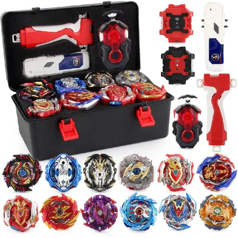 JIMI Bey Battling Top Burst Gyro Toy Set 12 Spinning  3 Launchers Combat  Game - £36.89 GBP+
