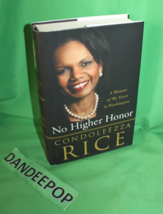 No Higher Honor Condoleezza Rice Signed Book - £31.60 GBP