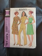 Vintage Sewing Pattern Mccalls Women Size 16 Retro dress pant shirt 3089... - £9.86 GBP