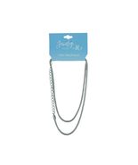 Silver Mesh Necklace 18&quot; Chain | DIY Jewelry Making, Add Charms | Jewelr... - $19.40 CAD