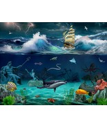 Sailboat ocean bottom Jigsaw puzzle 250 pieces any holiday board game bo... - $612.63 MXN