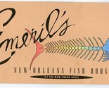 Emeril&#39;s New Orleans Fish House Menu At The MGM Grand Hotel Las Vegas Ne... - £45.79 GBP
