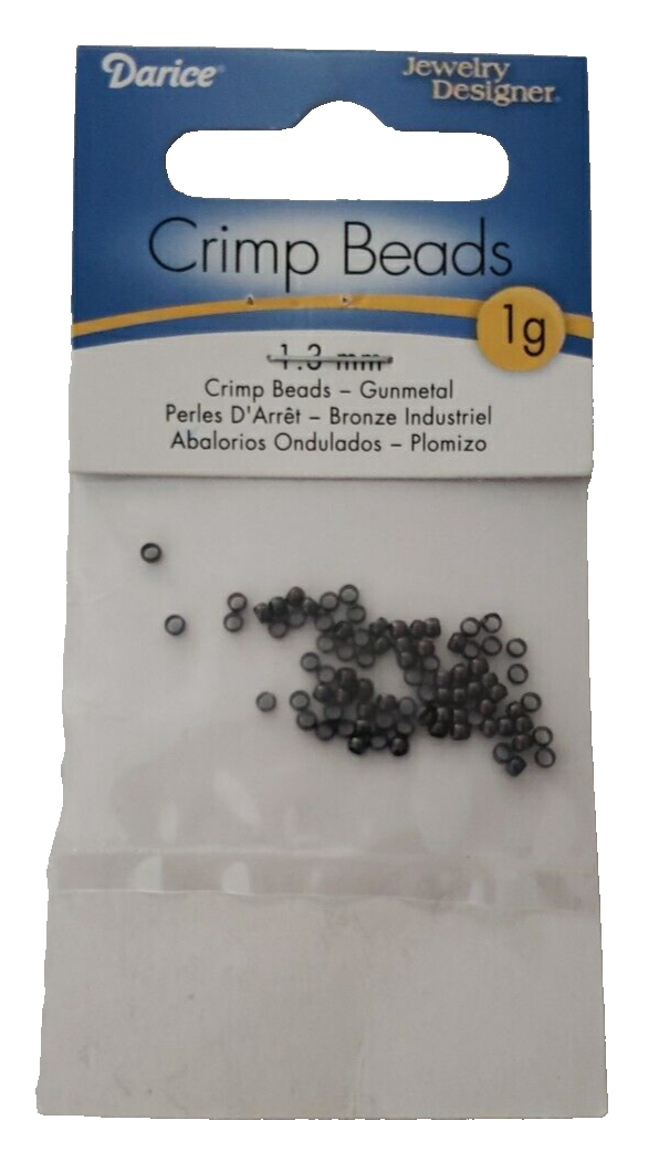 Darice 1.3mm Crimp Beads 1g - £6.70 GBP