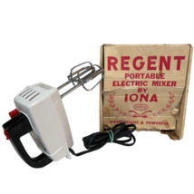 Regent Portable Electric Mixer By Iona Model M7 Vintage Tested Works - £12.44 GBP