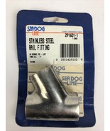 Sea Dog 291601-1 Stainless Steel 60° Degree Left 3 Way O.D. 1&quot; Rail Tee ... - $27.15 CAD