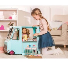 Our Generation Sweet Stop Ice Cream Truck Electronic  Blue Kids Gift NEW - £172.83 GBP