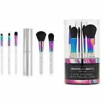 Beauty 5 Mini Sparkle and Shine Galactic Makeup Brushes with Travel Case - £10.21 GBP