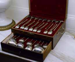 Swedish Collection Russian Gilded Silverware Views of Moscow n St.Peters... - £3,646.50 GBP