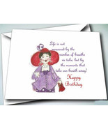#12 GREETING CARDS FOR RED HAT LADIES 6 BIRTHDAY note cards w/ envelopes - $224.17 MXN