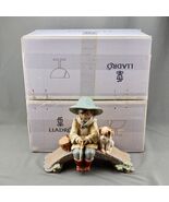Lladro 2237 The Old Fishing Hole Gres Boy Fishing Pole Hound Dog Large F... - $5,043.71 MXN