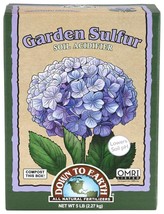 Down to Earth Garden Sulfur Soil Acidifier - 5lb - $44.54