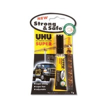 UHU Strong and Safe Super Glue Adjustable Super-strong and Fast Odourles... - £13.69 GBP