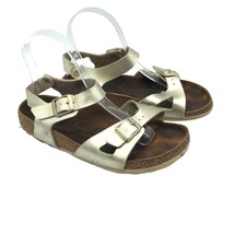 Birkenstock Womens Rio Sandals Metallic Gold Size 37 US 6 - $33.72