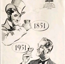 1951 Booth&#39;s Finest Gin London Advertisement Sphere UK Distillery 100 Ye... - $19.99