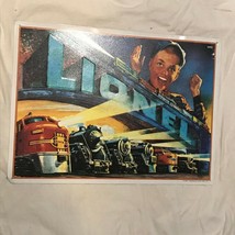 Vintage Reproduction LIONEL TRAINS Advertising Metal Sign w Boy Excited About Hi - £11.68 GBP