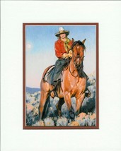 Cowgirl by Terri Kelly Moyers Cowgirl Western Double Matted fits 8x10 frame - £15.63 GBP