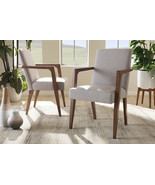 Nicholson Greyish Beige Upholstered Wooden 2Pc Lounge Chair Set - $5,550.29 MXN