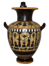 Ancient Greek Hydria Vase Pottery Museum Replica Reproduction - £855.56 GBP