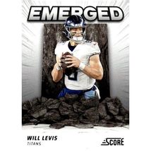 2024 NFL Score Football #EM-WLS Will Levis* Emerged Titans - Near Mint o... - $4.99