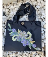 Party Tote Bag Sequined Flower - $9.00
