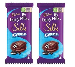 2 x Cadbury Dairy Milk Silk Oreo Chocolate Bar, 130 g | free shipping - £20.85 GBP