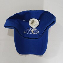 Parquet New York Men's Back Strap Blue/White Cotton Blend Baseball Cap Hat image 11