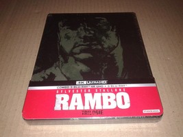 Rambo Trilogy 4K UHD + 2D Blu-ray Steelbook (First Blood Part II, III) - 6 discs - £53.99 GBP