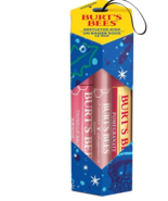 Burt&#39;s Bees Mistletoe Kiss Pink Collection Gift Set, Lip Balm/Shimmer/Ti... - £25.95 GBP