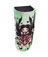 Strangeling Dark Ribbon Fairy Cloth Wrapped Lipstick Case W/ Attached Mi... - $12.19 CAD