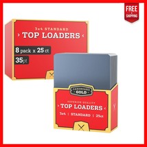 200 Count PVC Card Top Loaders - Protect Your Valuable Trading Cards - $887.76 MXN
