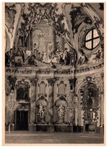 Residenz Wurzburg Kaisersaal Alte Kunst In Franken Black And White Postcard - £7.08 GBP