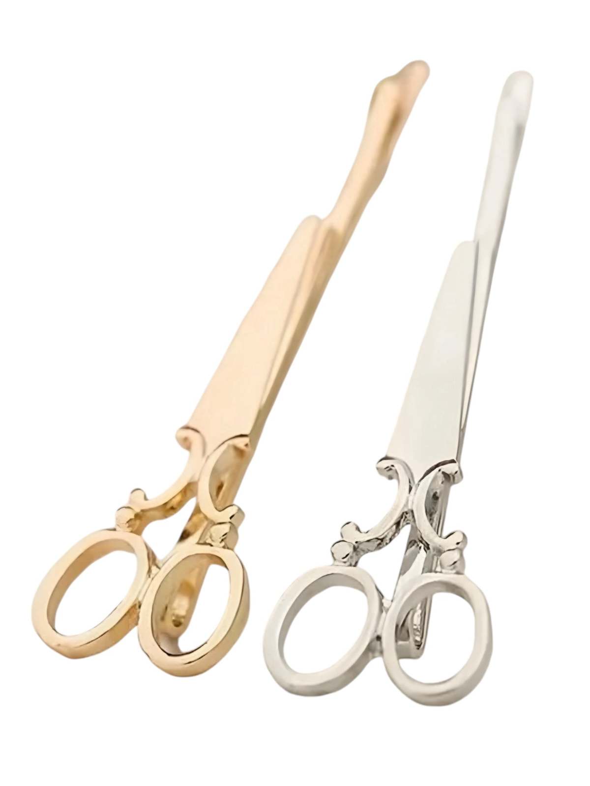 METAL SCISSOR HAIR BARRETTE - $4.99