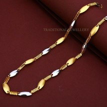 Unisex Italian Turkey chain 916% 22k Gold Chain Necklace Daily wear Jewelry 50 - £3,628.34 GBP+