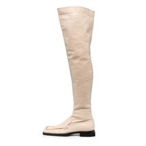 New Autumn Winter Flat Heel Over The Knee Knight Boots Fashion Square Toe Sexy W - £120.51 GBP