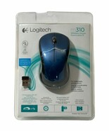 Logitech M310 Full Size Wireless Mouse M310 Peacock Blue 910-001917 Rubb... - $25.98 CAD