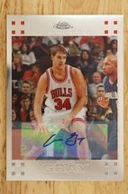 NBA 2007-08 Topps Chrome Aaron Gray Rookie Autograph Chicago Bulls 91/539 #122 - £3.94 GBP