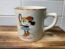 Vintage Minnie Mouse 1930&#39;s Patriot China Coffee Mug Walt Disney - £16.01 GBP