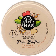 Pet Head Hydrating Paw Butter: Natural Oatmeal &amp; Coconut Oil Balm for Dogs - £11.57 GBP+